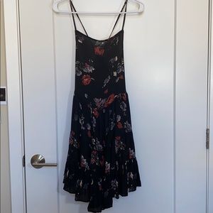 black floral dress
